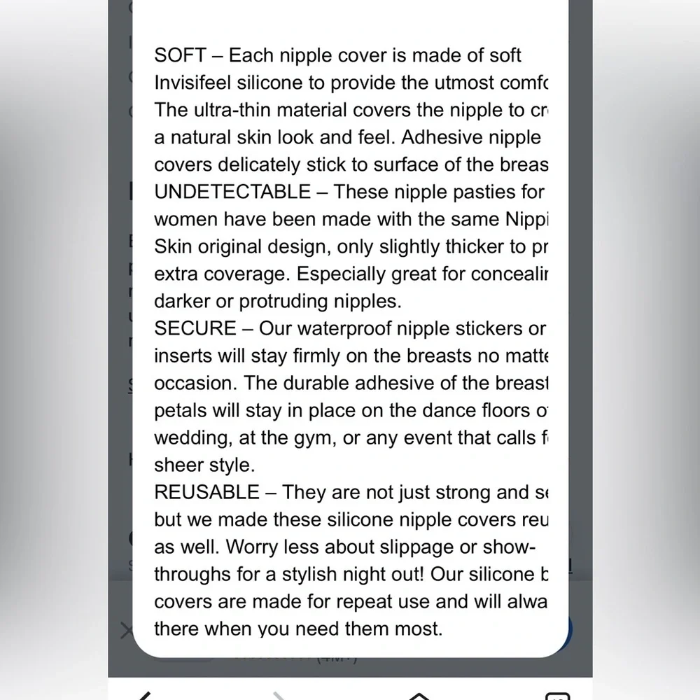 Nippies Creme Extra Nipple Covers One size